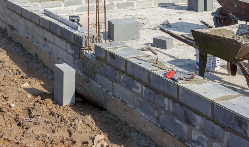 Retaining Wall Installation